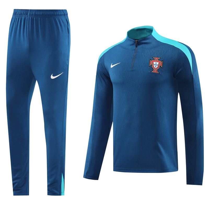 AAA Quality Portugal 24/25 Tracksuit - Dark Blue